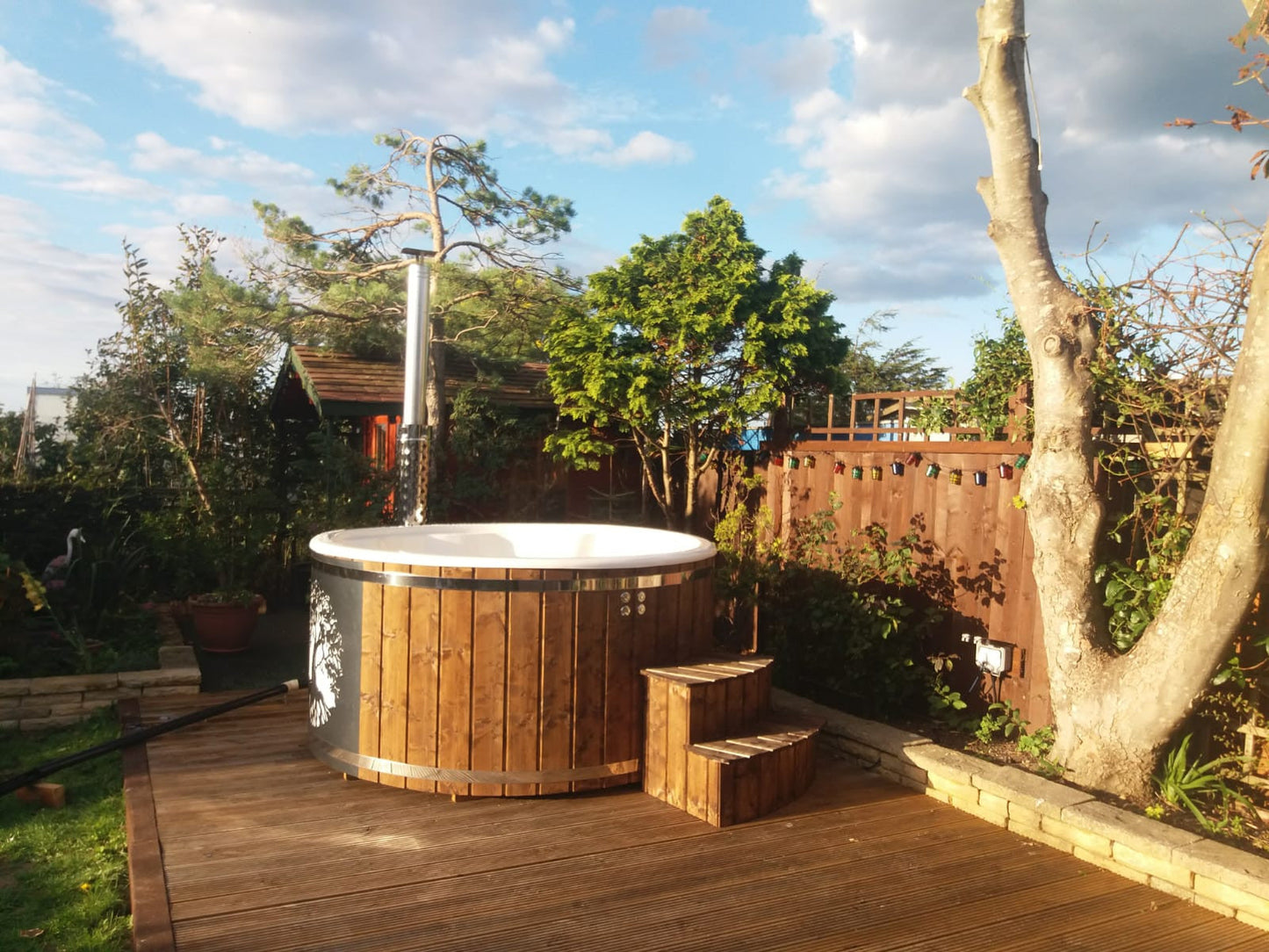 Elite No Electrics Wood Fired Hot Tub Spa