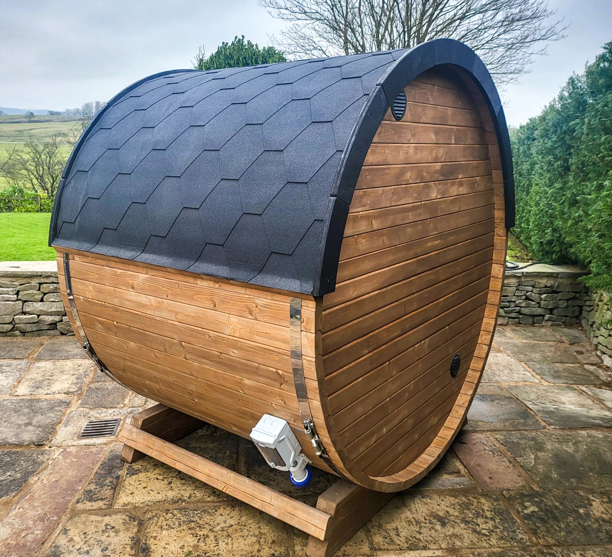 Barrel 2.5m Outdoor Sauna