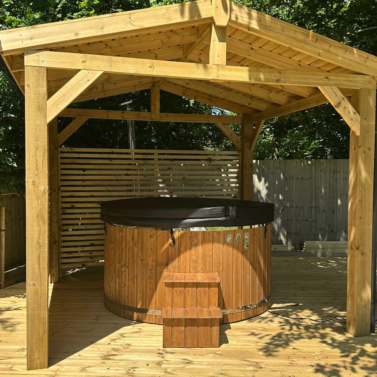 Elite No Electrics Wood Fired Hot Tub Spa