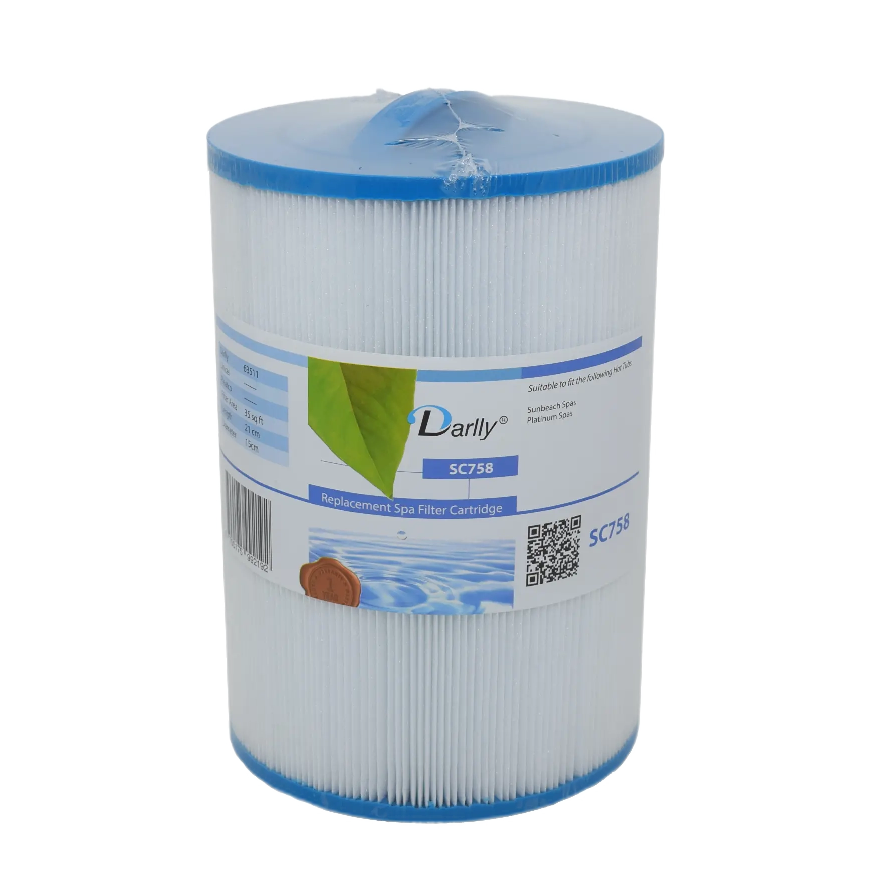 Darlly Hot Tub Filter SC758 for Platinum Spas