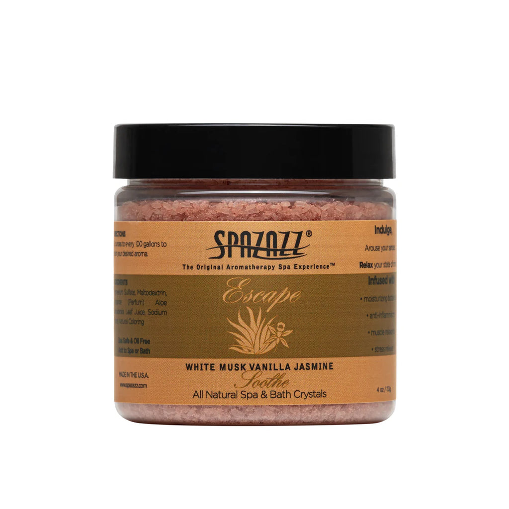 Spazazz Escape White Musk Vanilla Jasmine Hot Tub Spa Fragrance