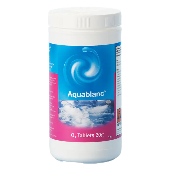Aquablanc O2 Tablets 1kg – Season Spas