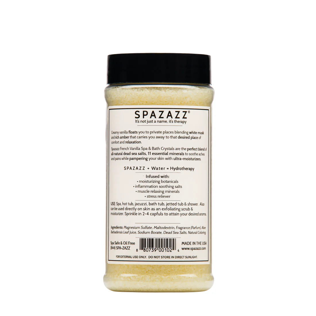 Spazazz Botanicals Calm French Vanilla Hot Tub Spa Fragrance