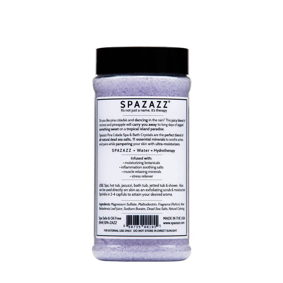 Spazazz Botanicals Enliven Pina Colada Hot Tub Spa Fragrance