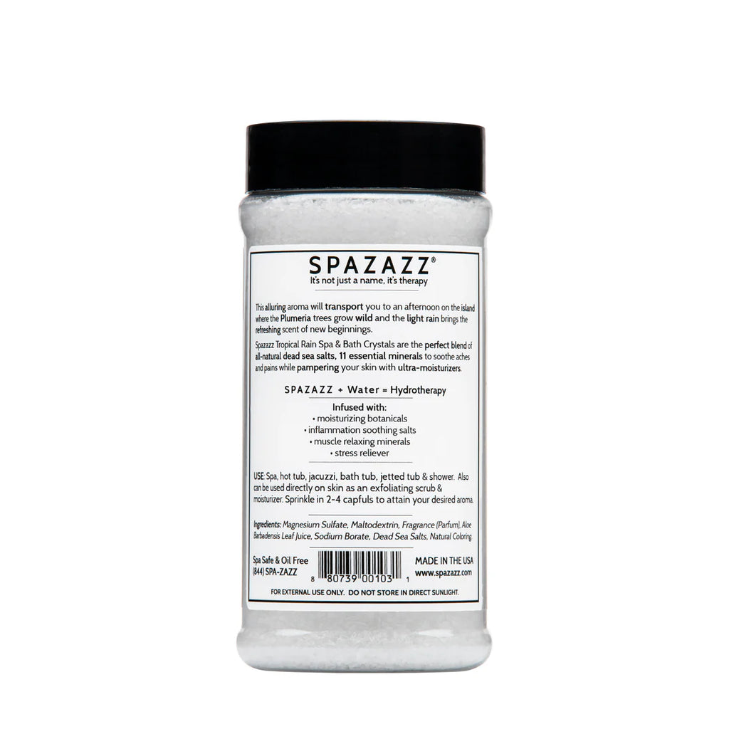 Spazazz Botanicals Revitalize Tropical Rain Hot Tub Spa Fragrance
