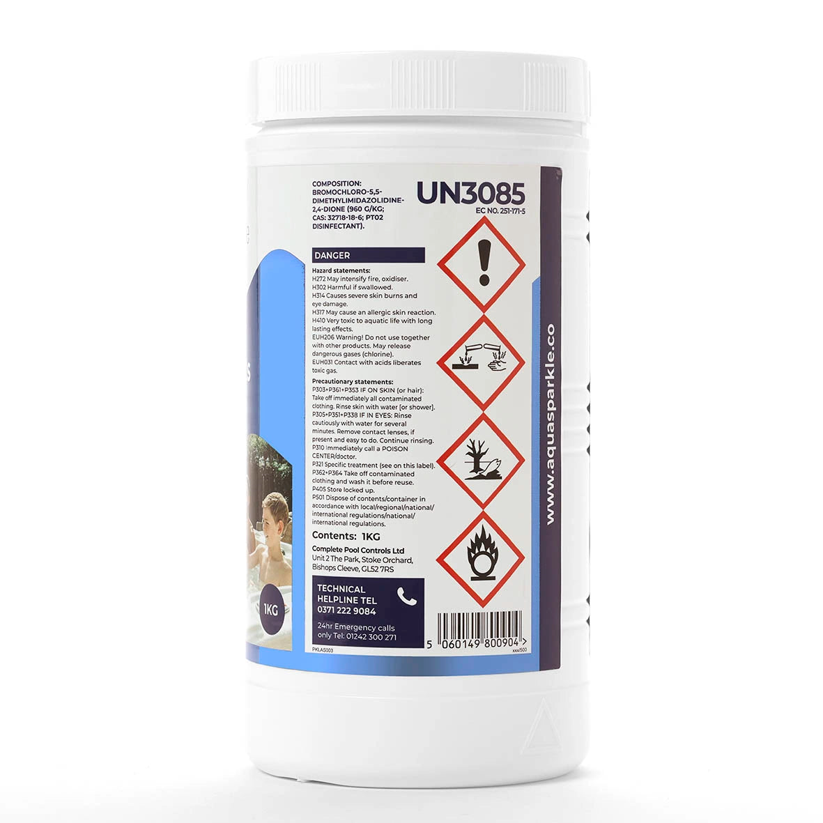 Aquasparkle Bromine Tablets 1kg