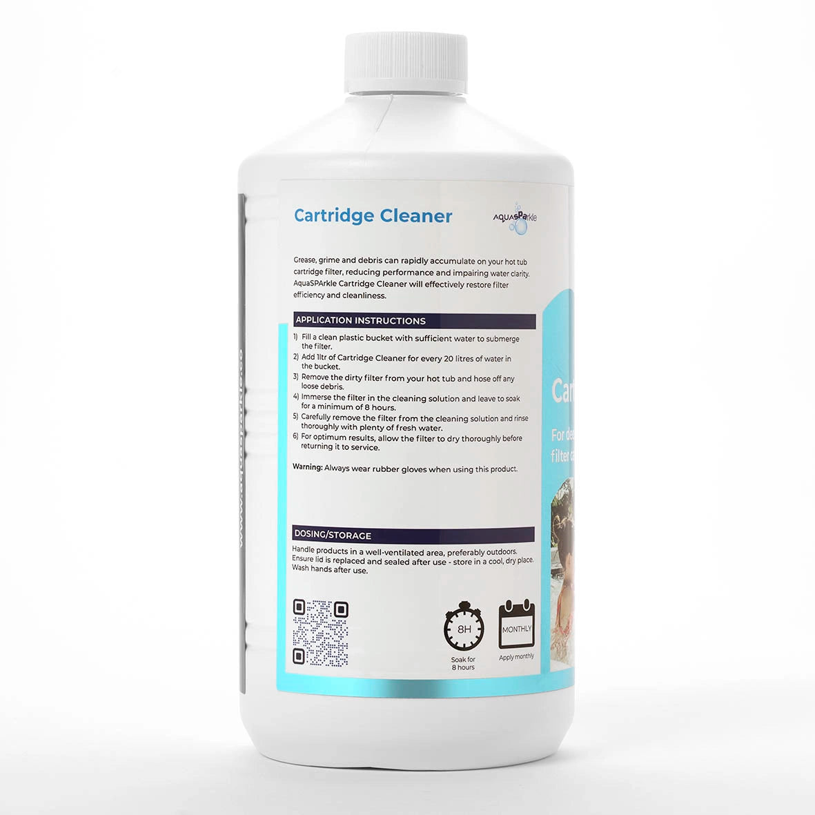 Aquasparkle Cartridge Cleaner 1L