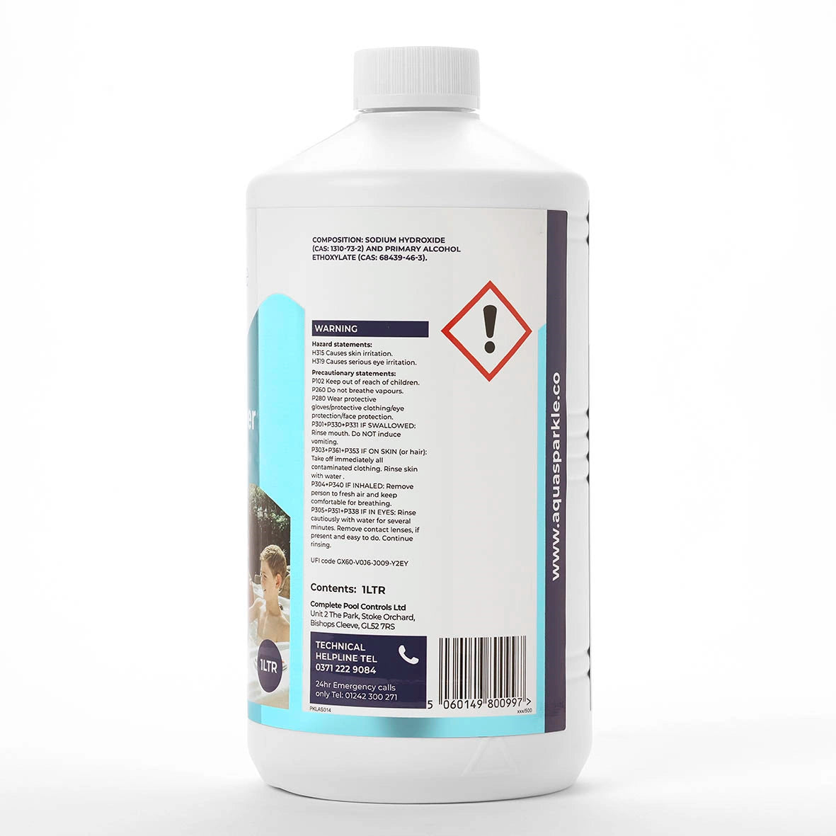 Aquasparkle Cartridge Cleaner 1L