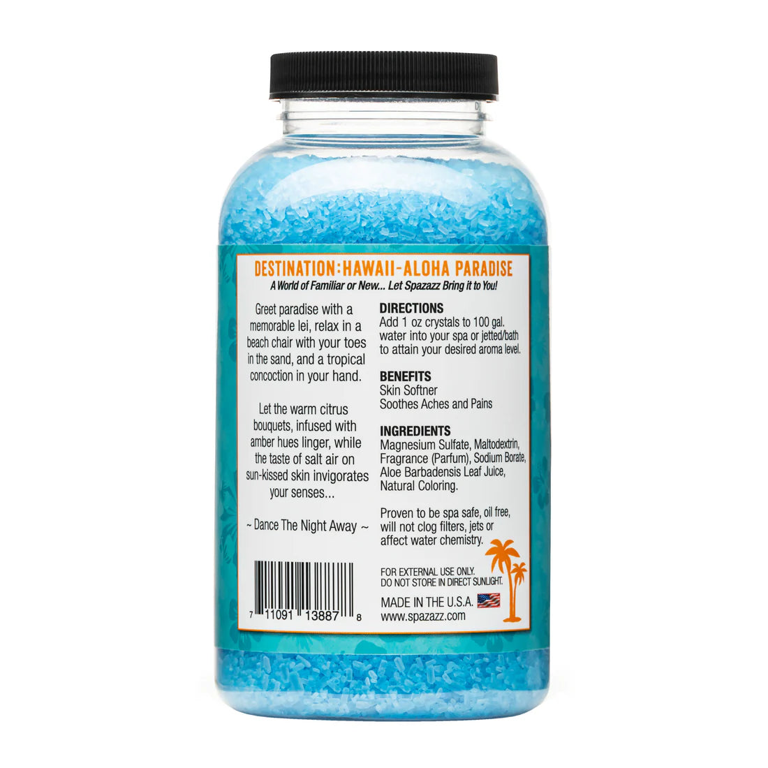 Spazazz Destination: Hawaii Hot Tub Spa Fragrance