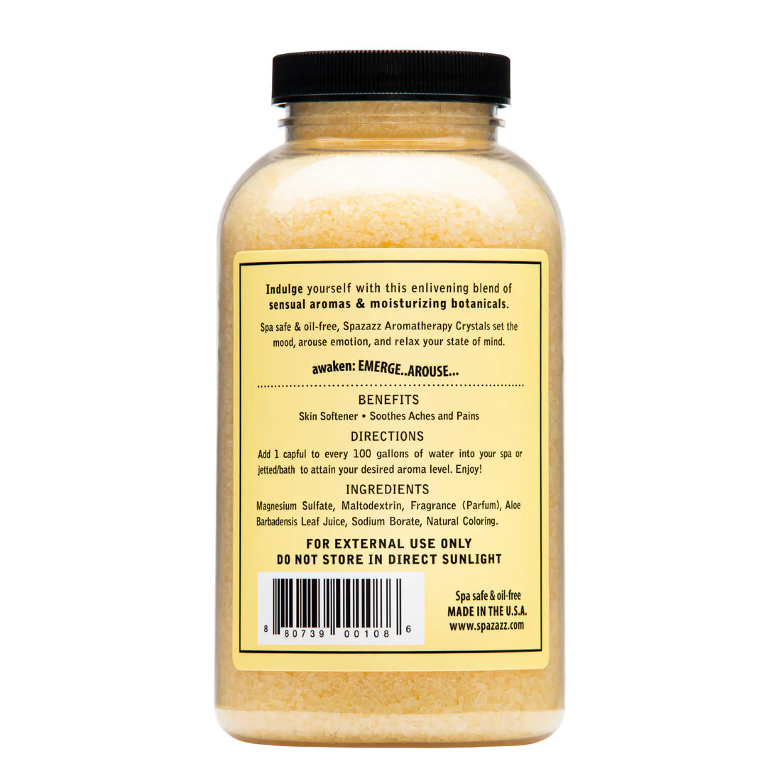 Spazazz Escape Verbena Lime Coconut Hot Tub Spa Fragrance