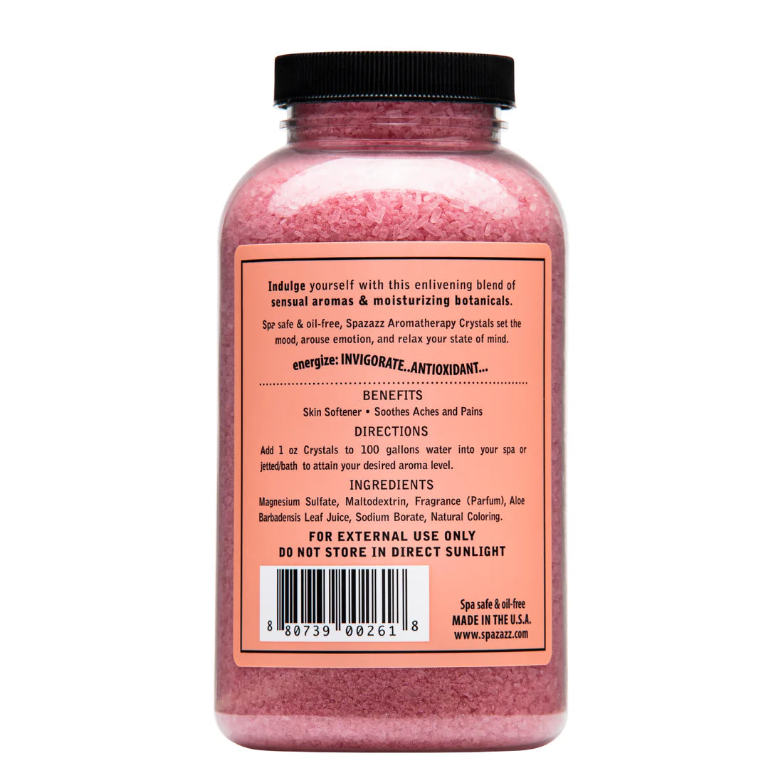 Spazazz Escape Pomegranate Hot Tub Spa Fragrance