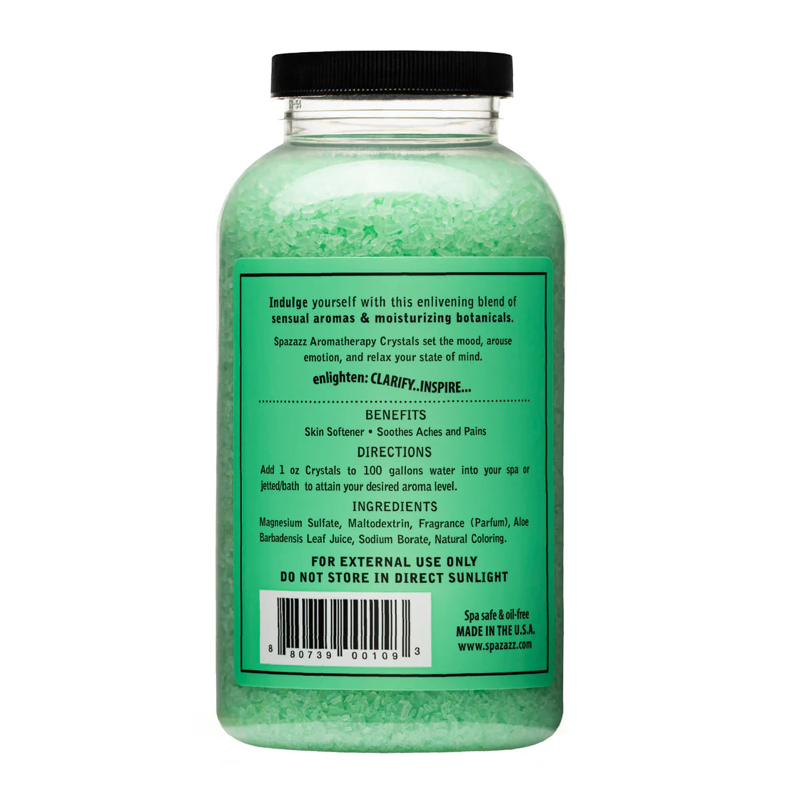 Spazazz Escape Green Tea Pony Hot Tub Spa Fragrance