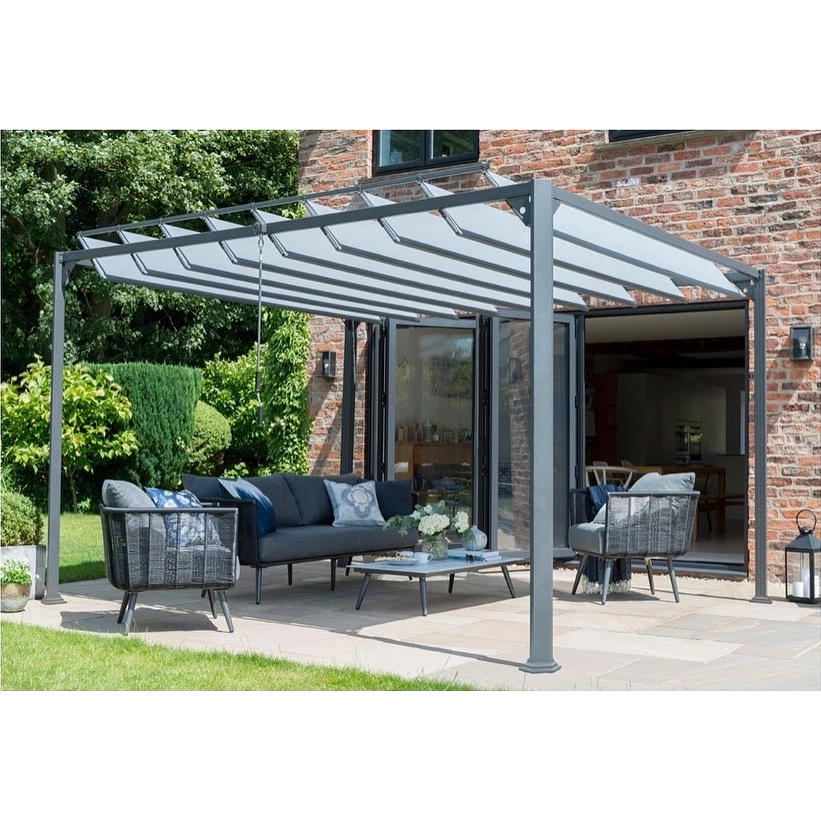 Tilt Leaf 3 x 3m Pergola Garden Gazebo