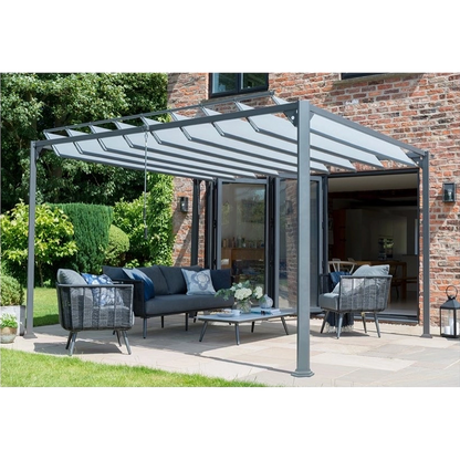 Tilt Leaf 3 x 3m Pergola Garden Gazebo