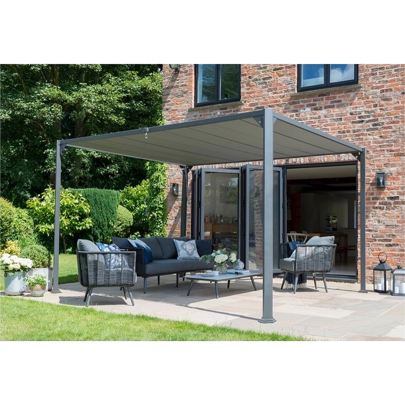 Tilt Leaf 3 x 3m Pergola Garden Gazebo