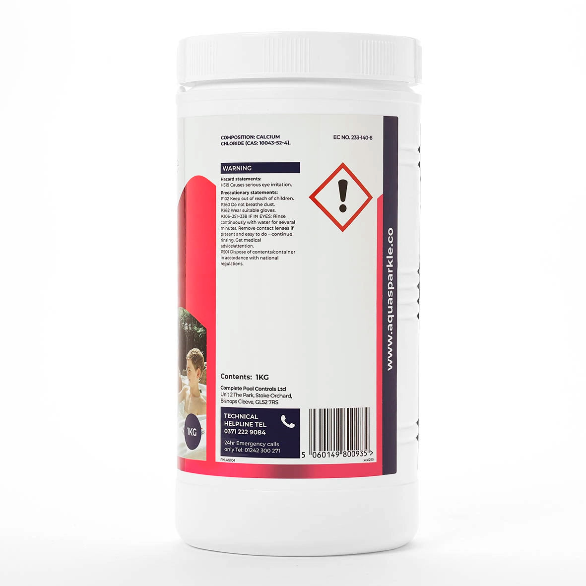 Aquasparkle Spa Hardness + Calcium Plus Increaser 1kg