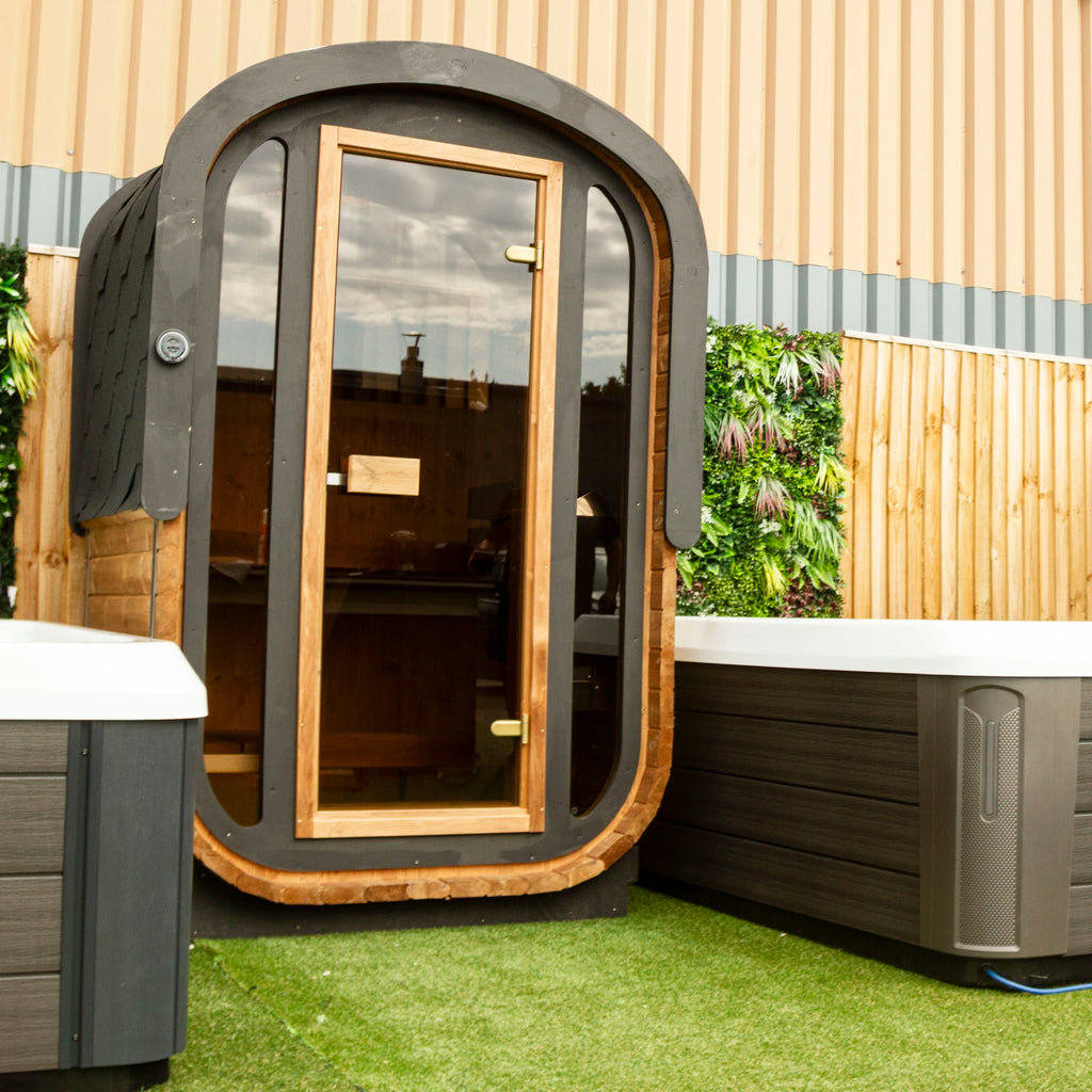 Woodchop Premium Thermowood Oval Outdoor Sauna