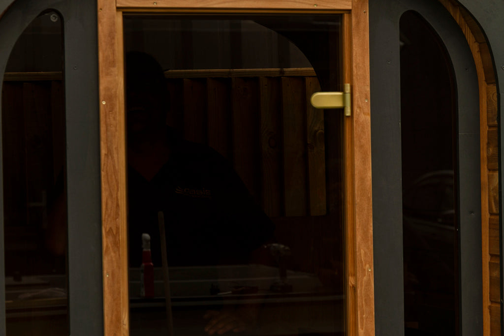 Woodchop Premium Thermowood Oval Outdoor Sauna