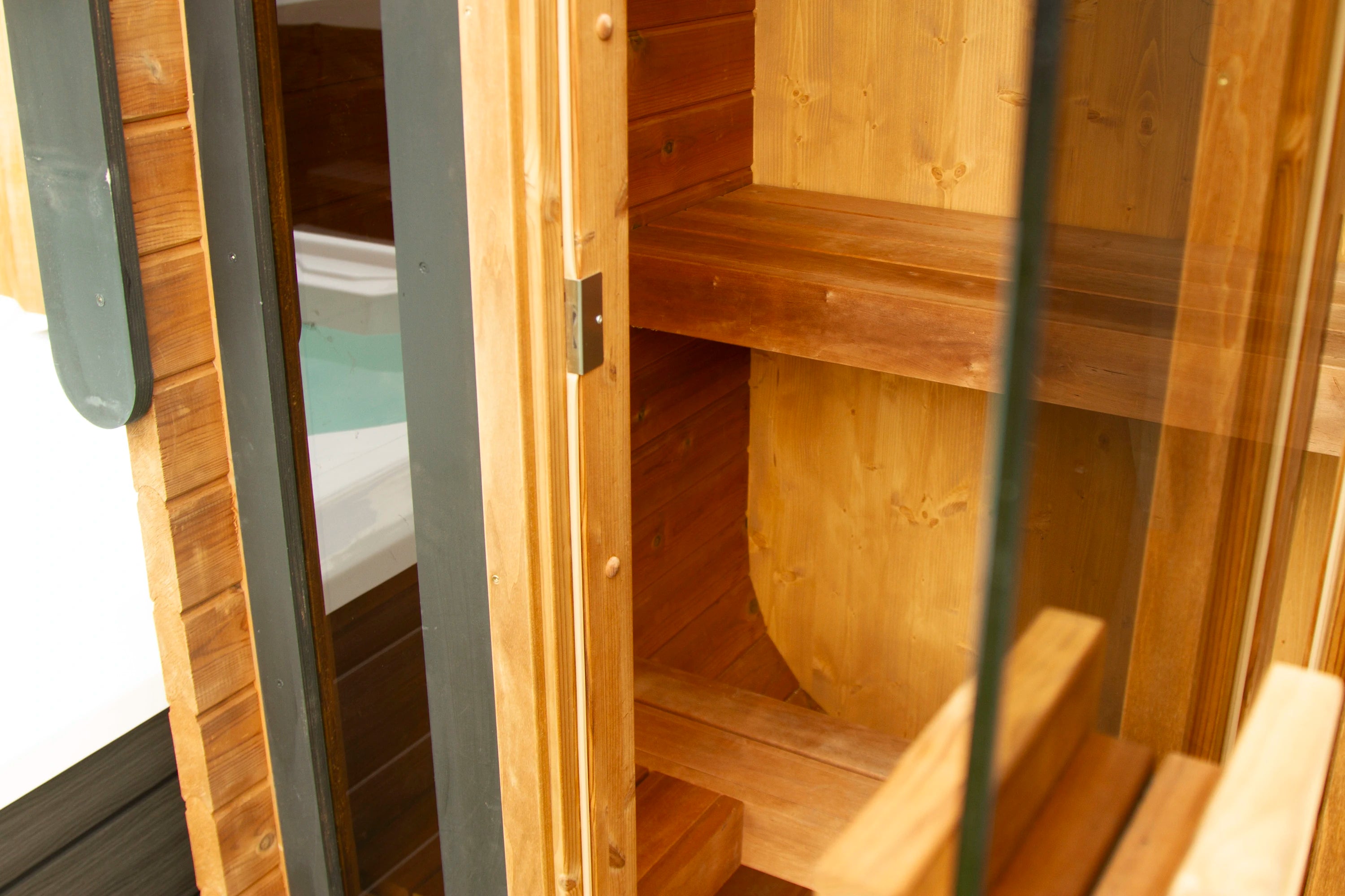 Woodchop Premium Thermowood Oval Outdoor Sauna