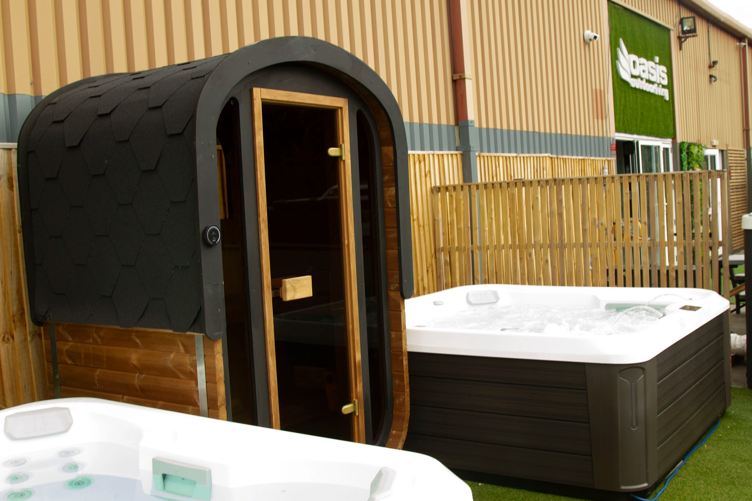 Woodchop Premium Thermowood Oval Outdoor Sauna