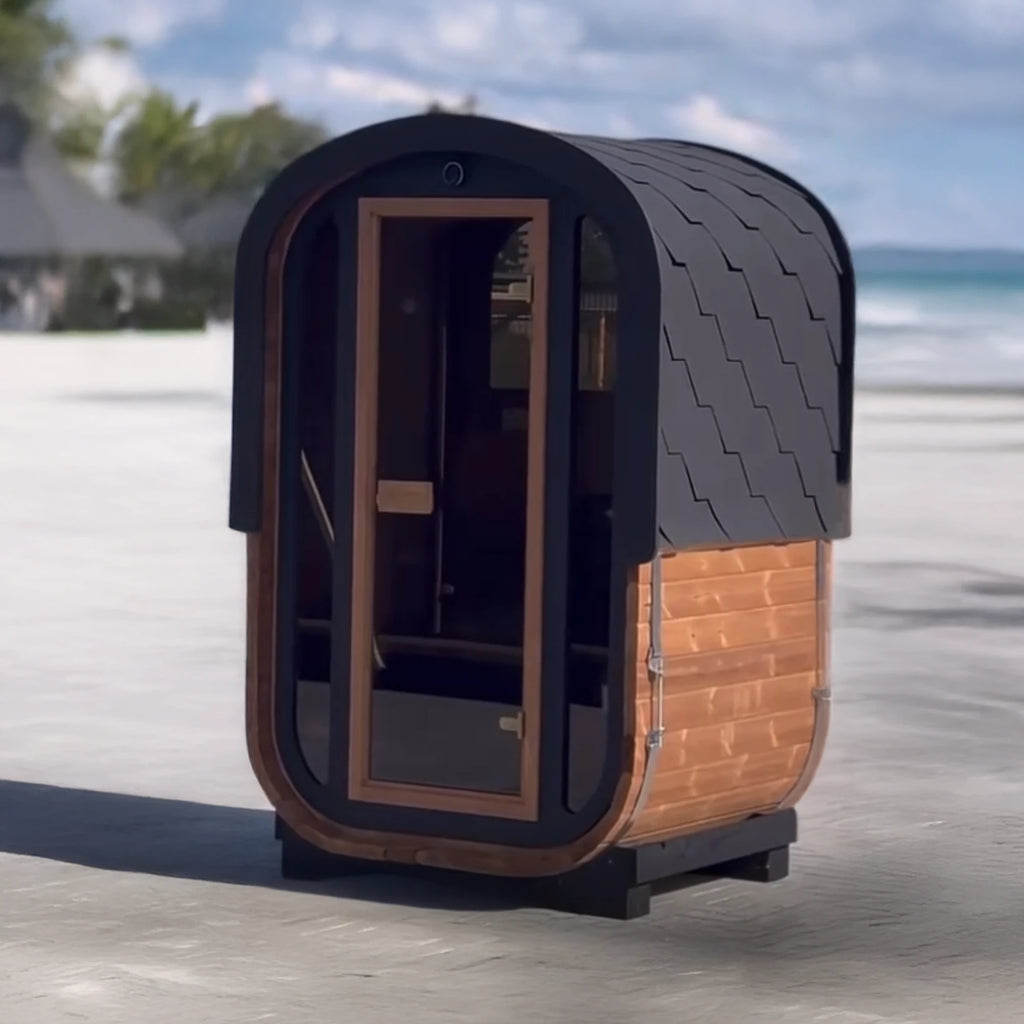 Woodchop Premium Thermowood Oval Outdoor Sauna