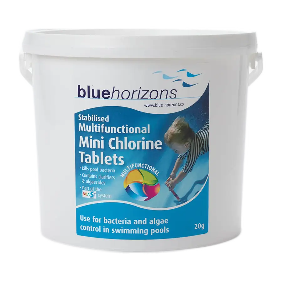 Blue Horizons Multifunctional Mini 20g Chlorine Tablets 5kg