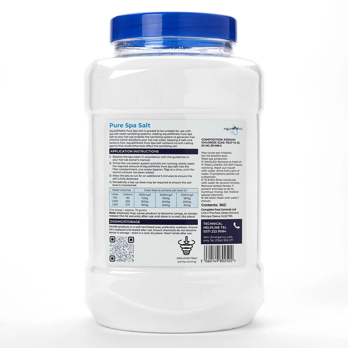 Aquasparkle Pure Spa Salt 5kg