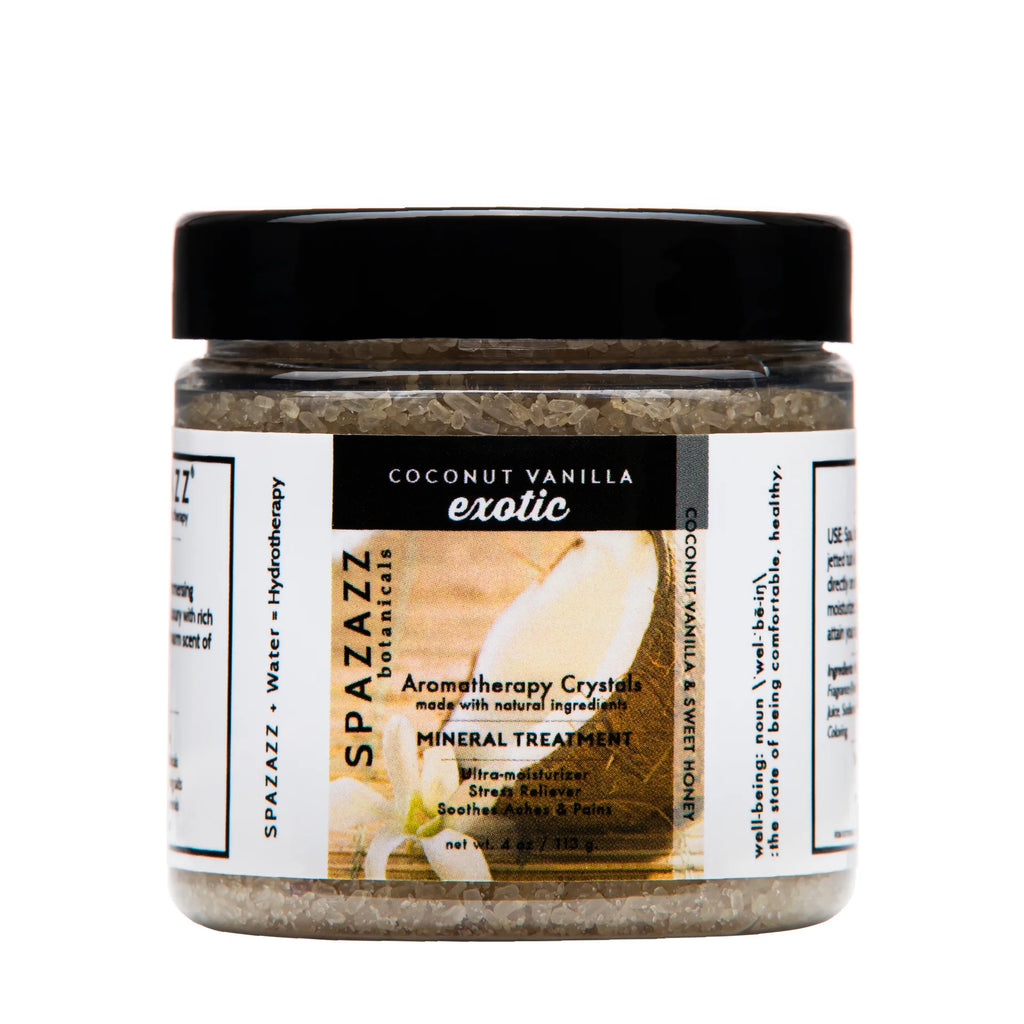 Spazazz Botanicals Exotic Coconut Vanilla Hot Tub Spa Fragrance