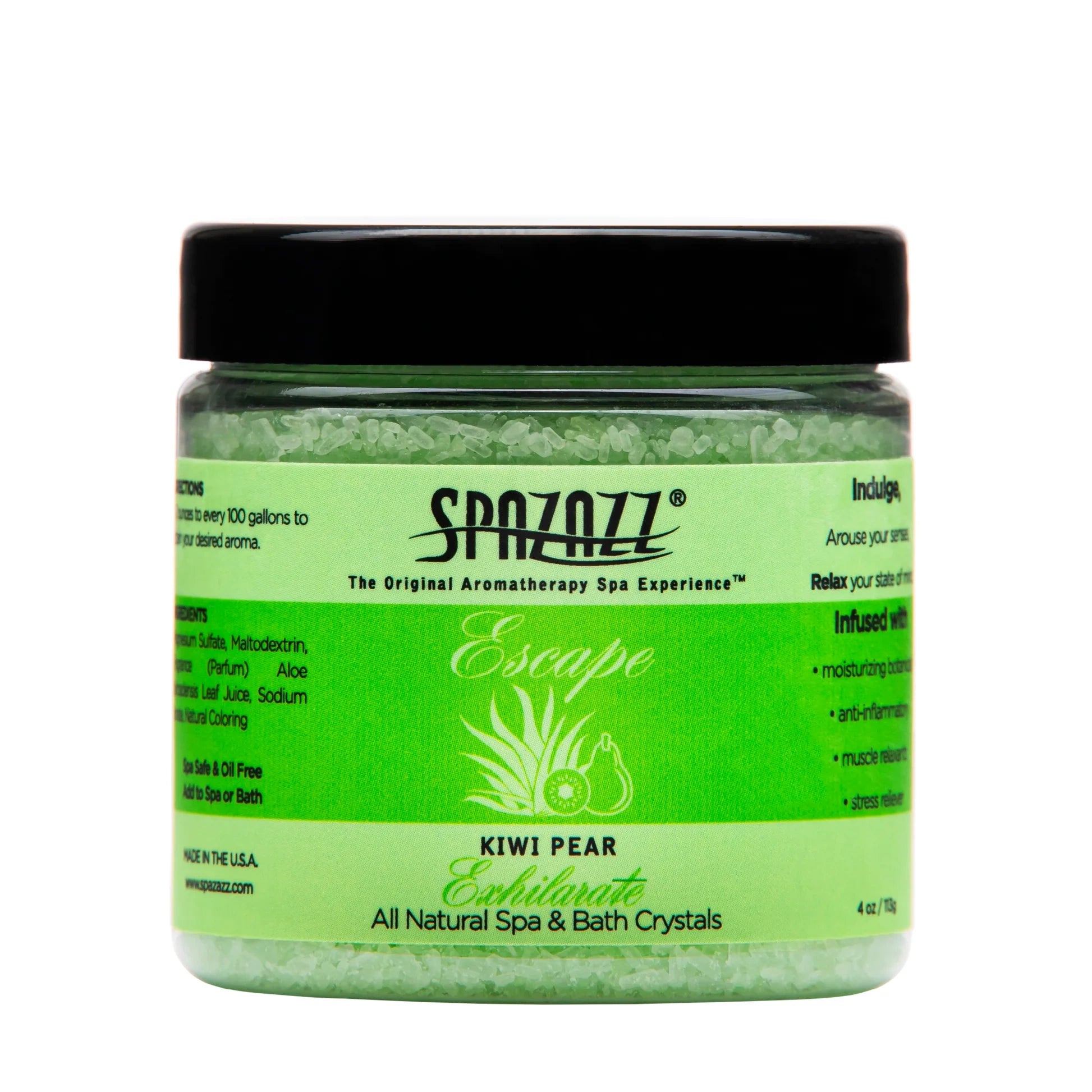 Spazazz Escape Kiwi Pear Hot Tub Spa Fragrance