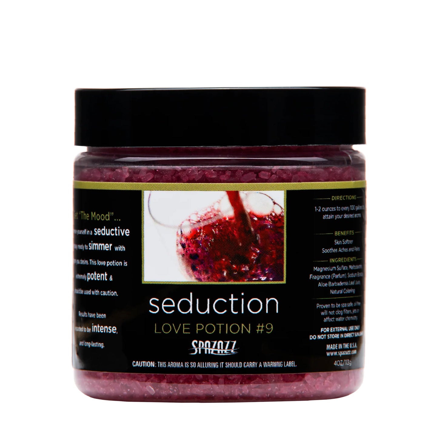 Spazazz Seduction Love Potion #9 Hot Tub Spa Fragrance