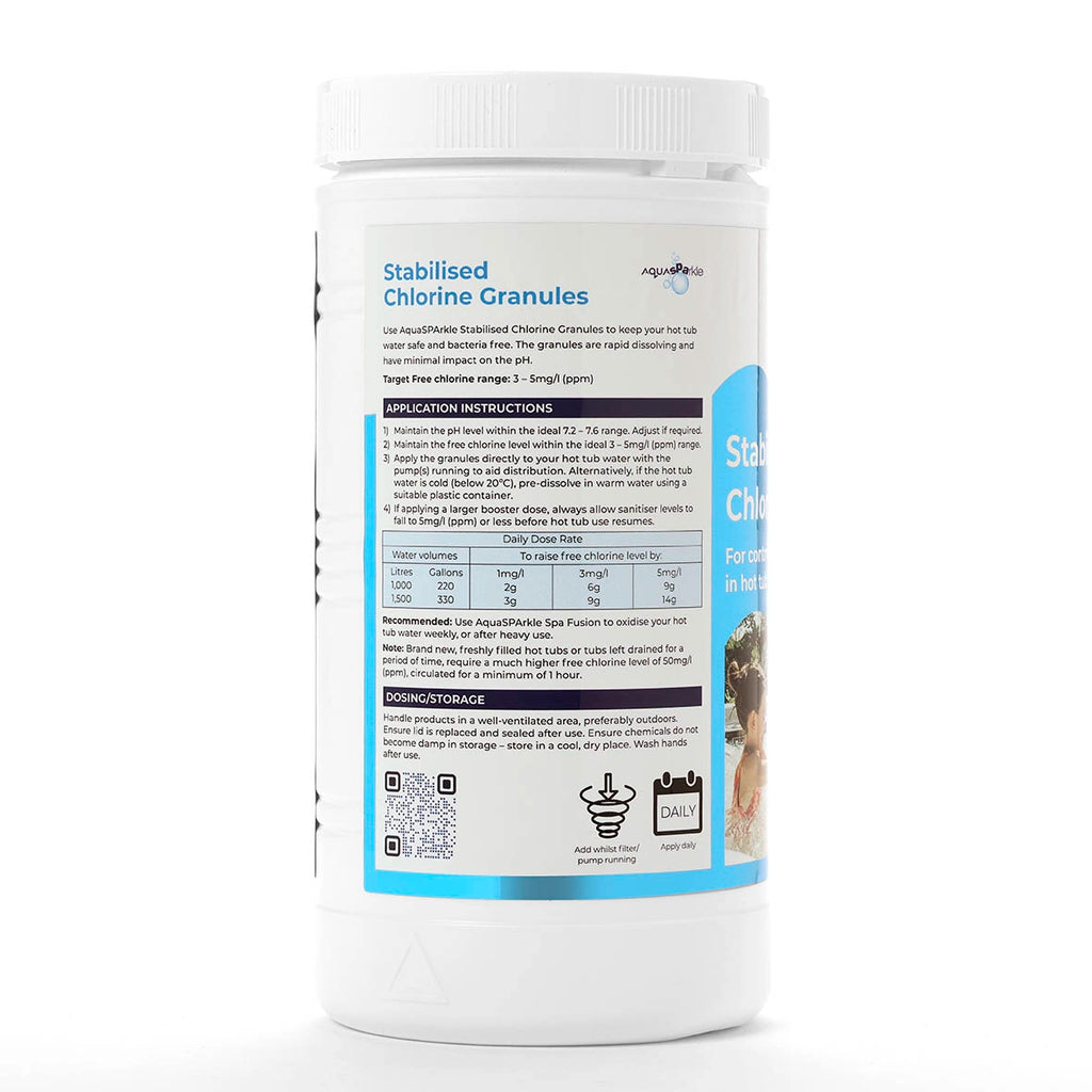 Aquasparkle Stabilised Chlorine Granules 1kg
