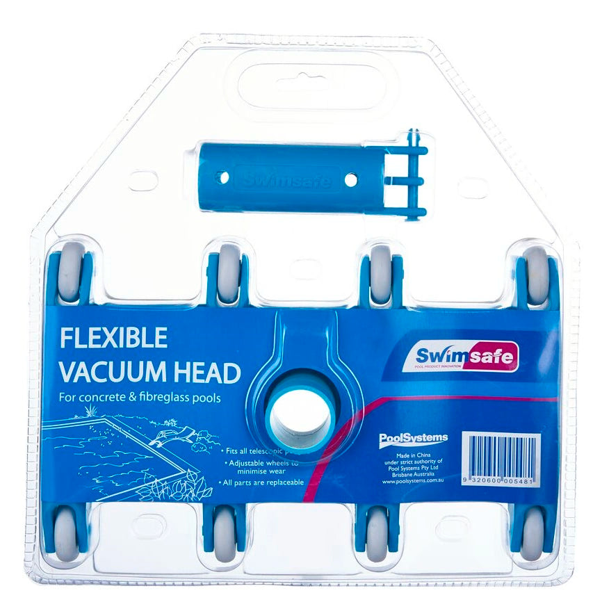 Swimsafe Flexible 12" Rolling Vac Head