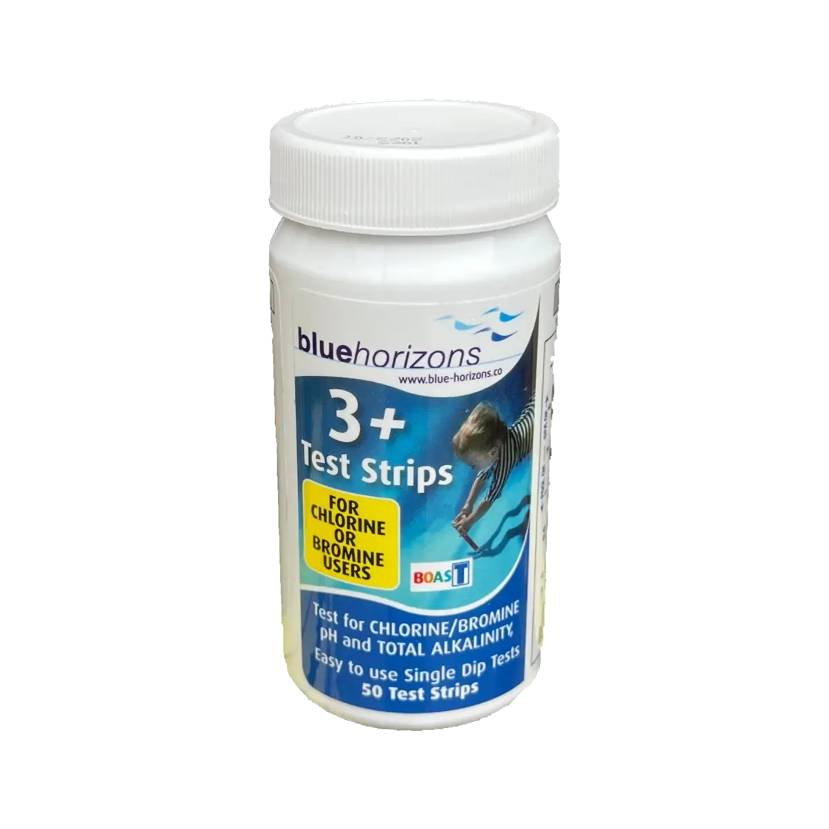 Blue Horizons 3+ Way Chlorine Bromine Test Strips