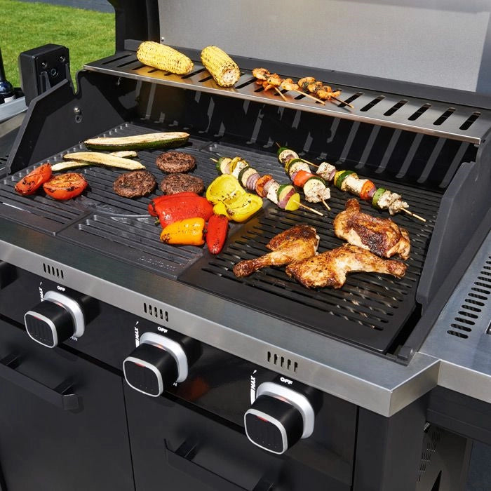 Norfolk Grills Infinity Gas Cooker BBQ with Cabinet & Side Burner