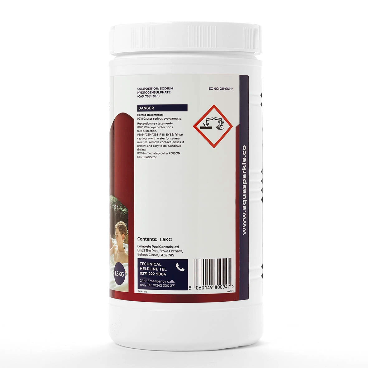 Aquasparkle pH Minus 1.5KG