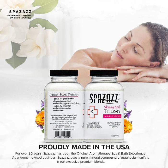 Spazazz Skinny Soak Therapy Hot Tub Spa Fragrance