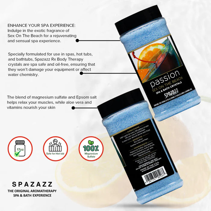 Spazazz Passion Sex on the Beach Hot Tub Spa Fragrance