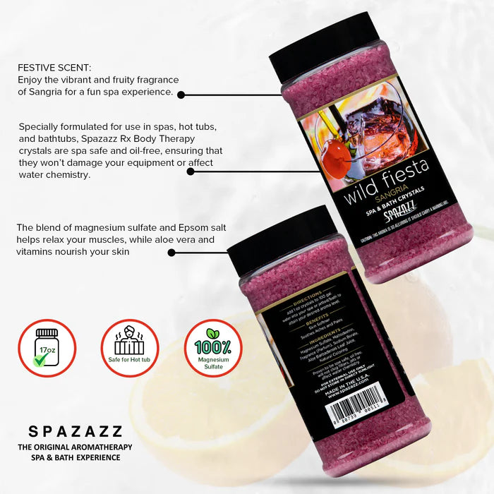 Spazazz Wild Fiesta Sangria Hot Tub Spa Fragrance