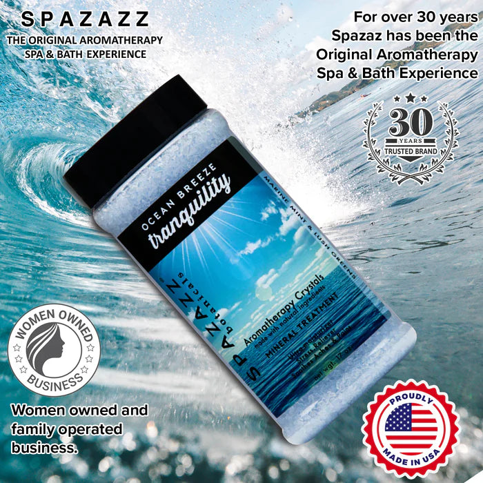 Spazazz Botanicals Tranquility Ocean Breeze Hot Tub Spa Fragrance