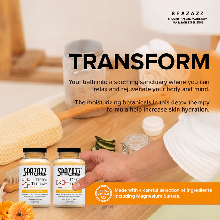 Spazazz Detox Therapy Hot Tub Spa Fragrance