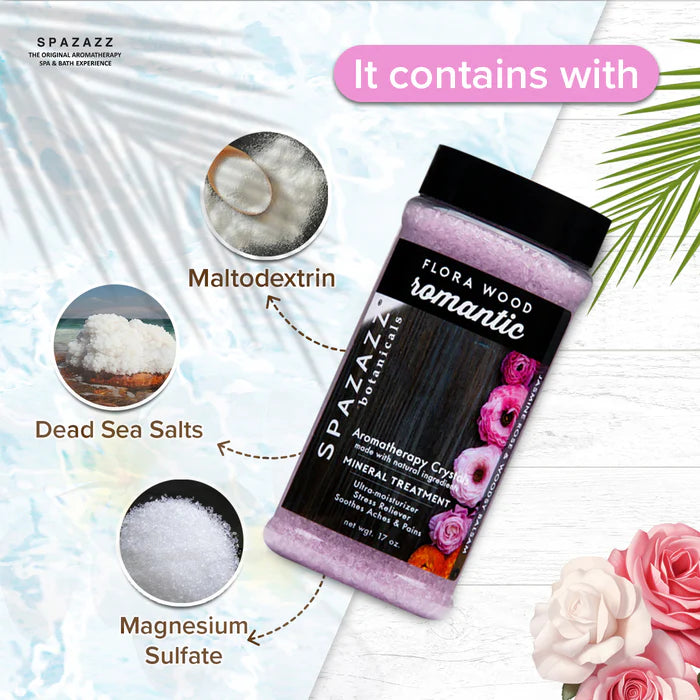 Spazazz Botanicals Romantic Flora Wood Hot Tub Spa Fragrance