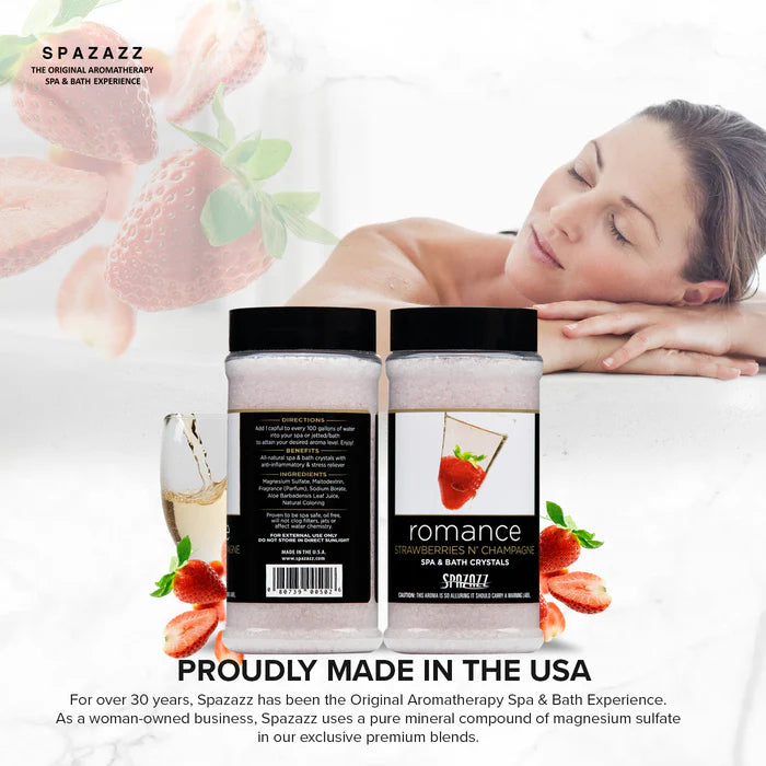 Spazazz Romance Strawberries n' Champagne Hot Tub Spa Fragrance