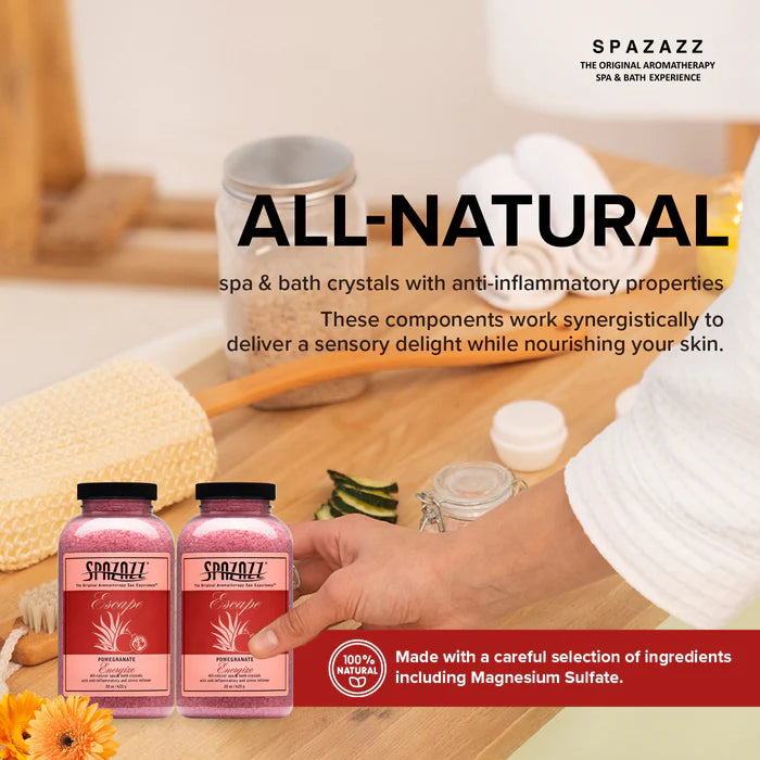 Spazazz Escape Pomegranate Hot Tub Spa Fragrance