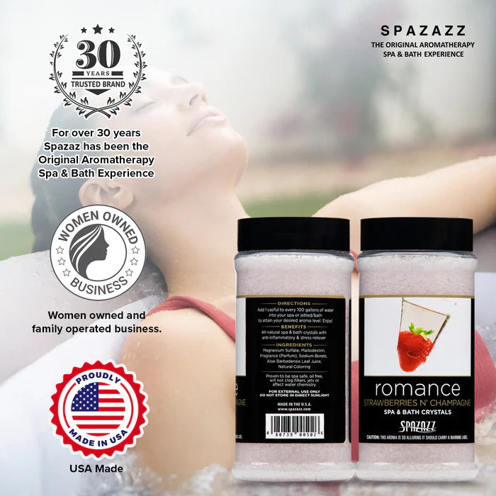 Spazazz Romance Strawberries n' Champagne Hot Tub Spa Fragrance