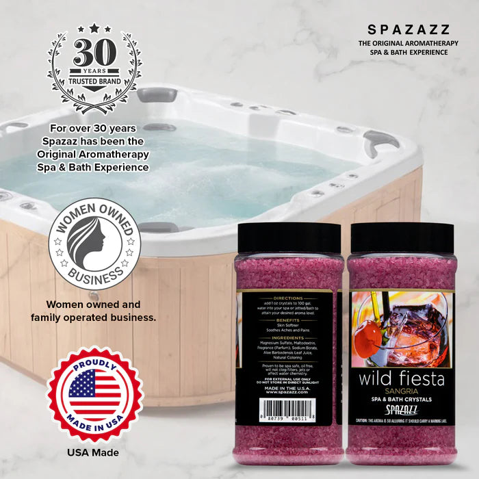 Spazazz Wild Fiesta Sangria Hot Tub Spa Fragrance