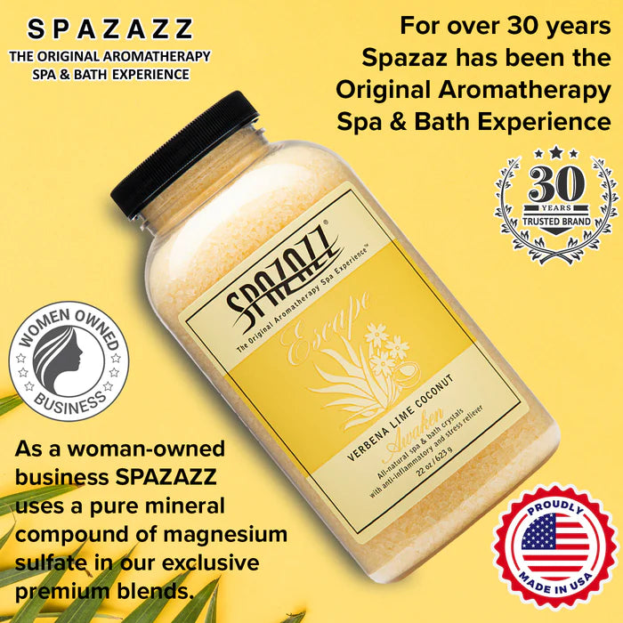 Spazazz Escape Verbena Lime Coconut Hot Tub Spa Fragrance