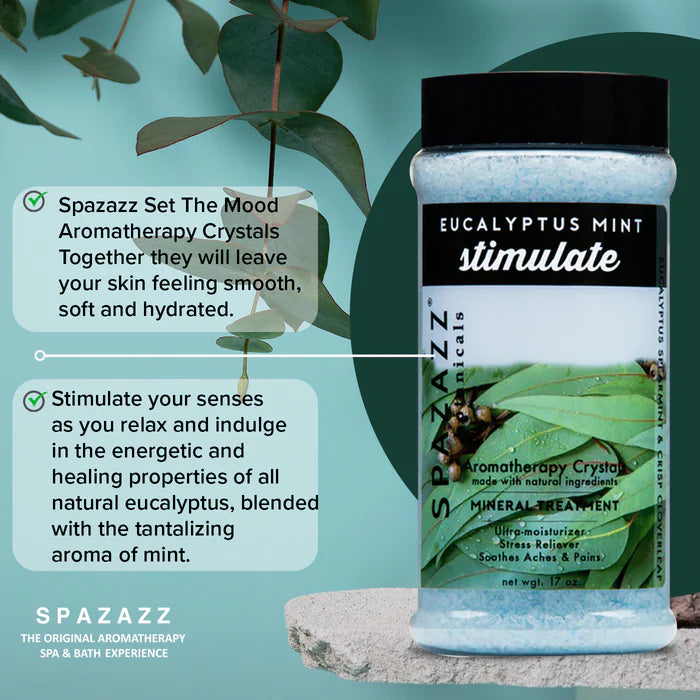 Spazazz Botanicals Eucalyptus Mint Hot Tub Spa Fragrance