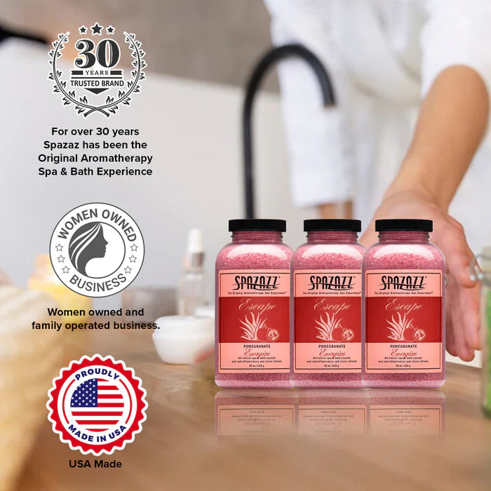 Spazazz Escape Pomegranate Hot Tub Spa Fragrance