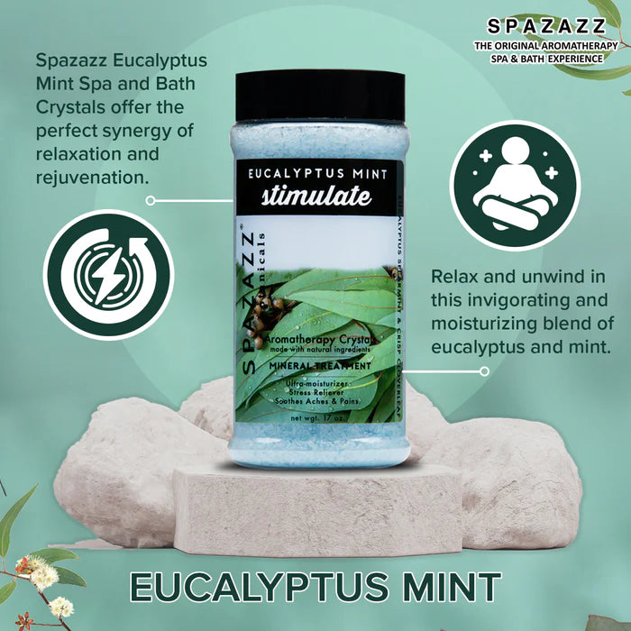Spazazz Botanicals Eucalyptus Mint Hot Tub Spa Fragrance