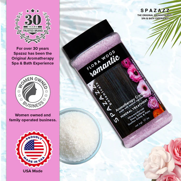 Spazazz Botanicals Romantic Flora Wood Hot Tub Spa Fragrance